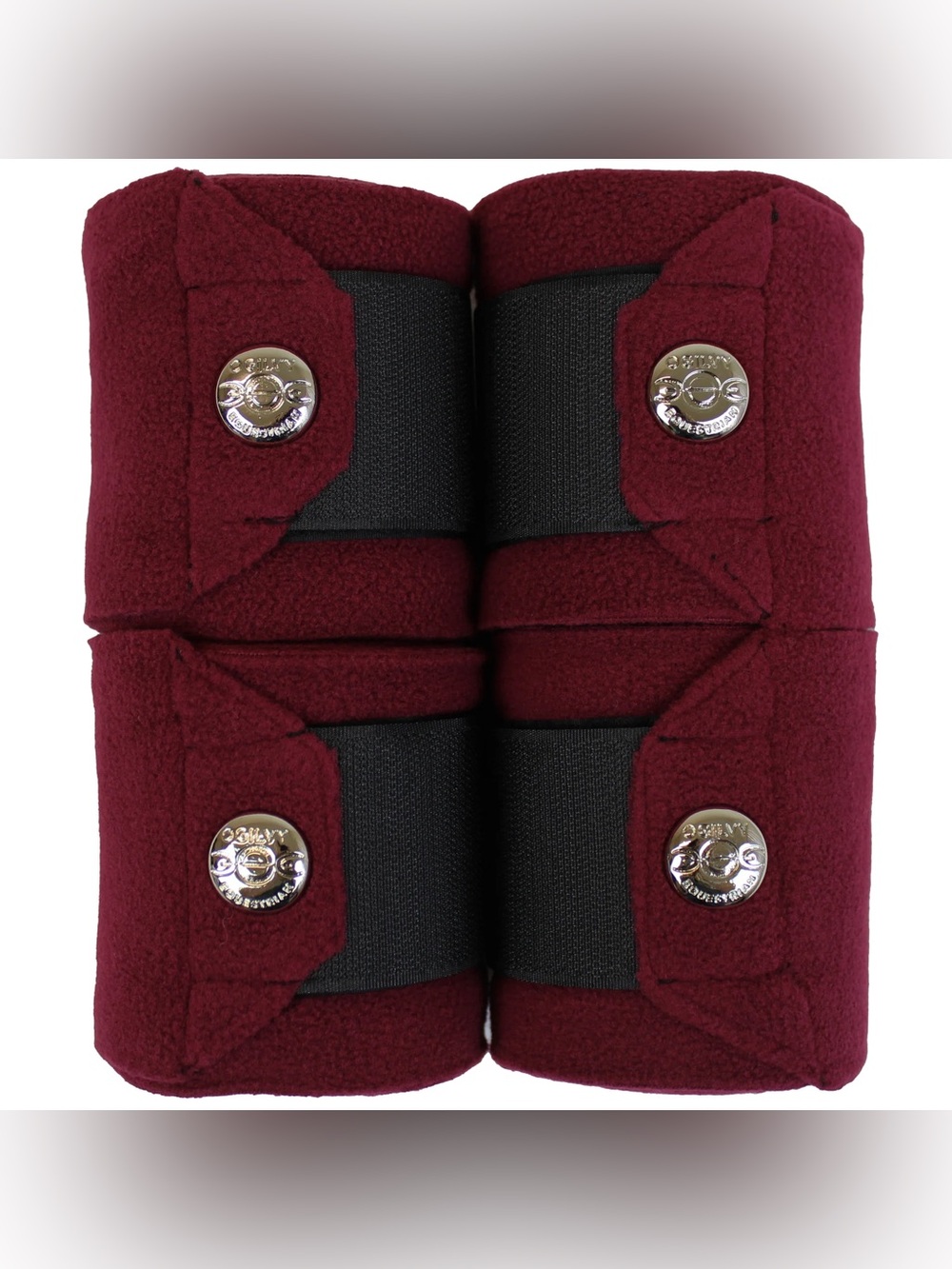 Ogilvy Equestrian Burgundy Polo wraps